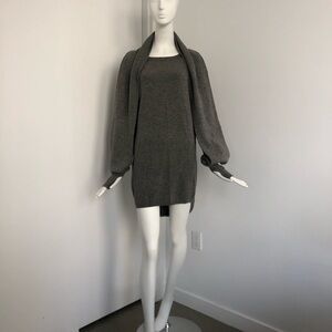 Acne Charcoal Gray Women's Sweater